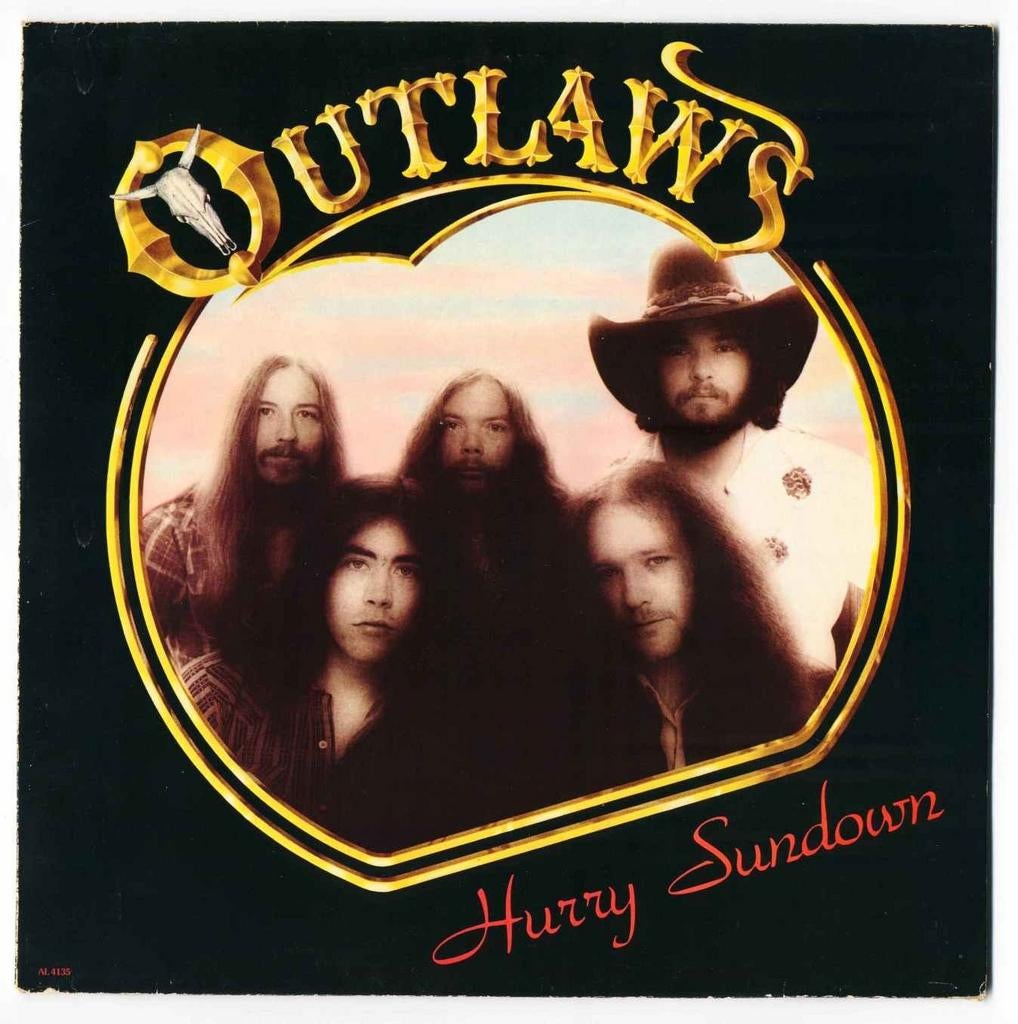 Hurry Sundown, Outlaws, LP, Vinyl, 12 inch, Southern Rock., Cd's en Dvd's, Vinyl | Rock, Zo goed als nieuw, Overige genres, 12 inch