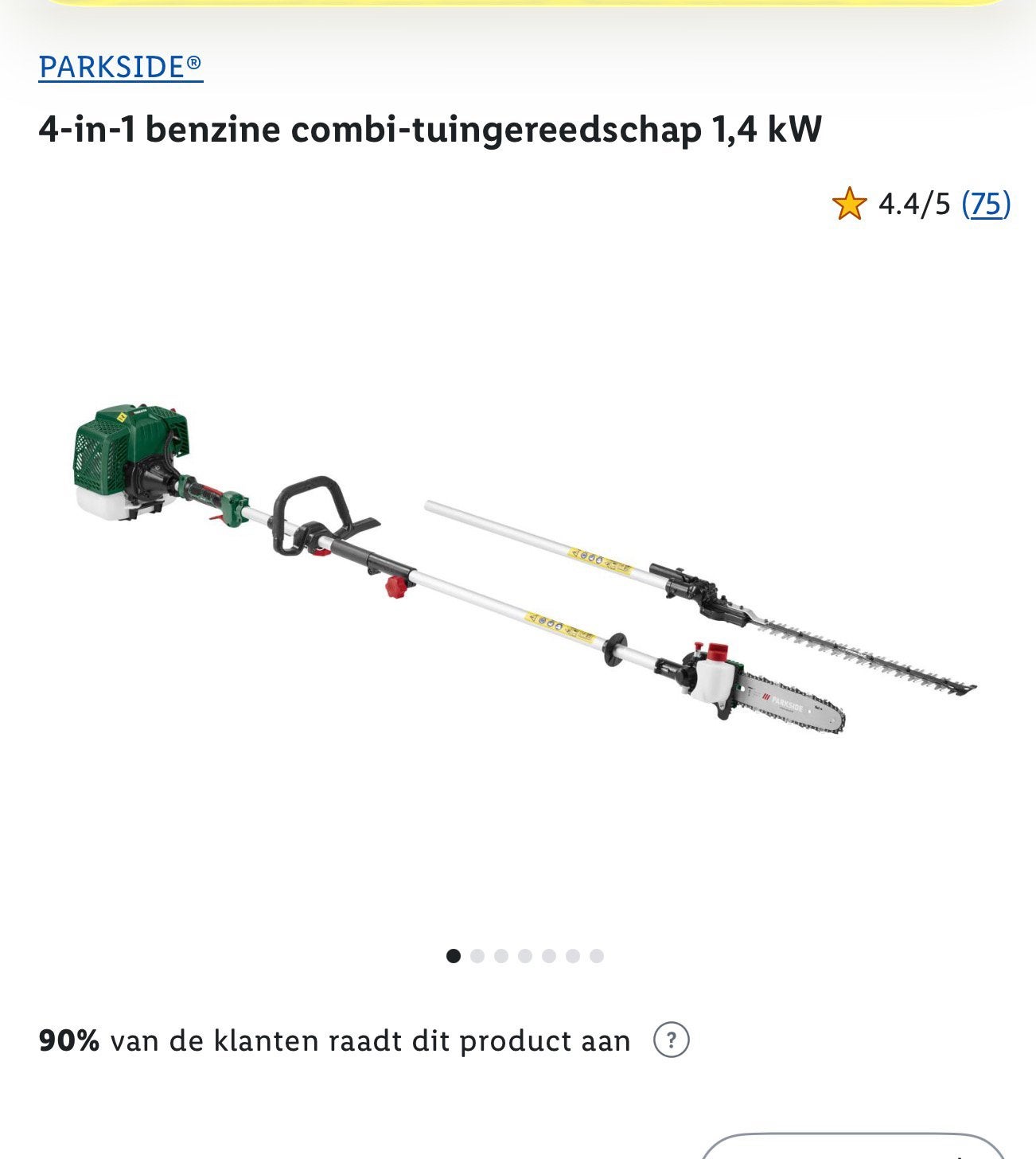 Parkside heggenschaar met verschillende hulpstukken, Ophalen of Verzenden
