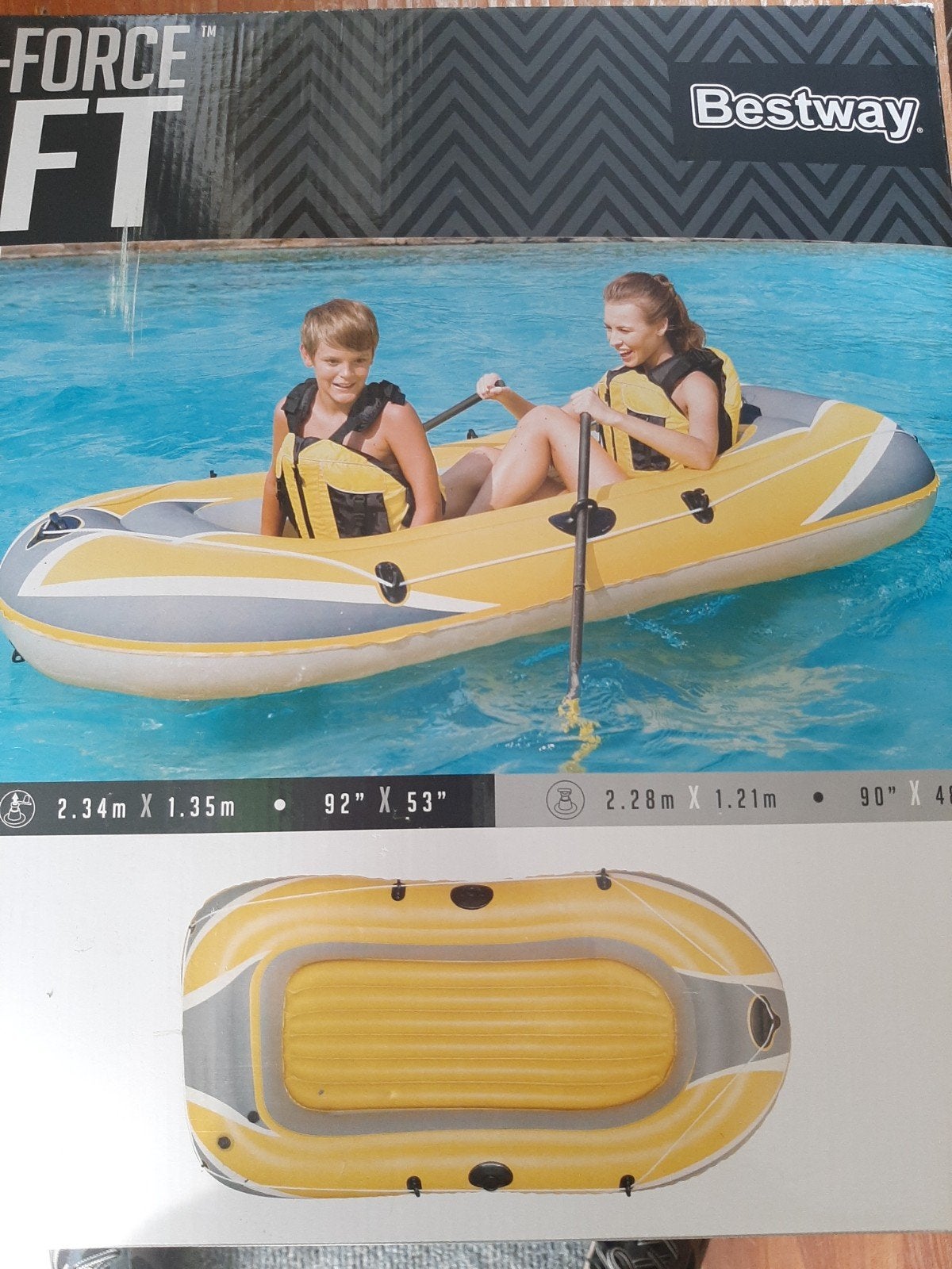 Opblaasboot, Bestway hydro force raft, Ophalen, Nieuw