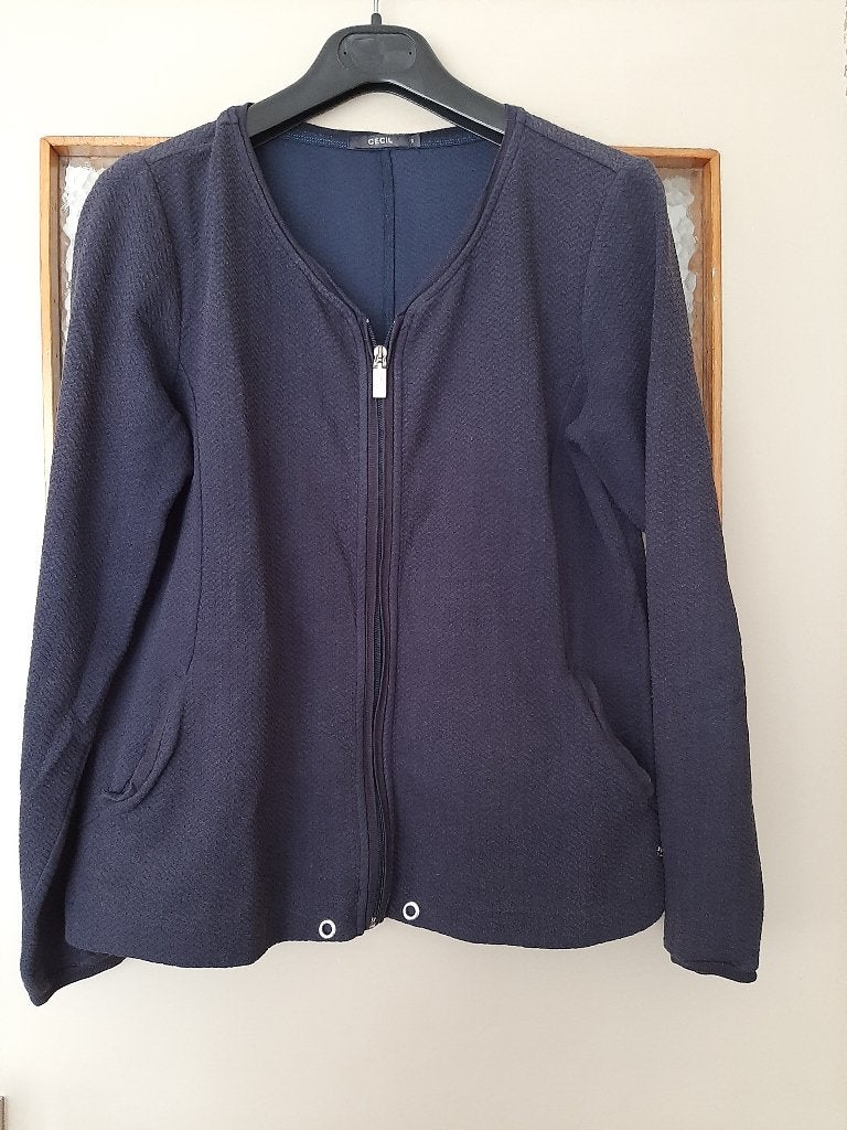 Cecil vest maat S Blauw, Verzenden, Gedragen, Maat 36 (S), Blauw
