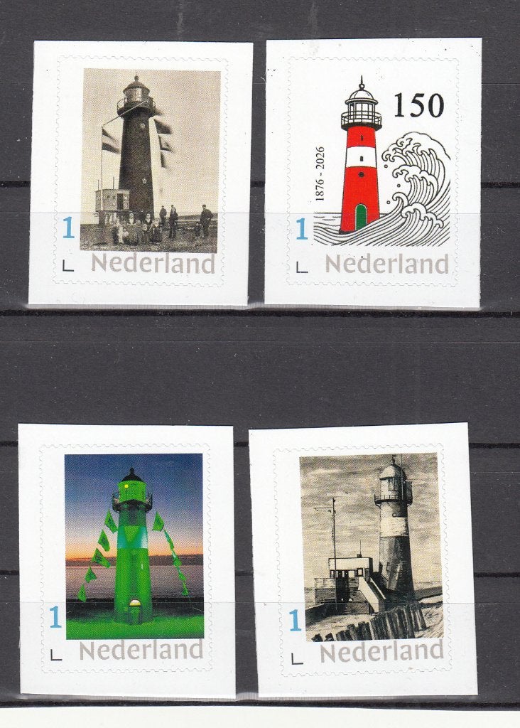persoonlijke Vuurtoren Westkapelle serie 150 jaar Lage Licht, Ophalen of Verzenden, Na 1940, Postfris
