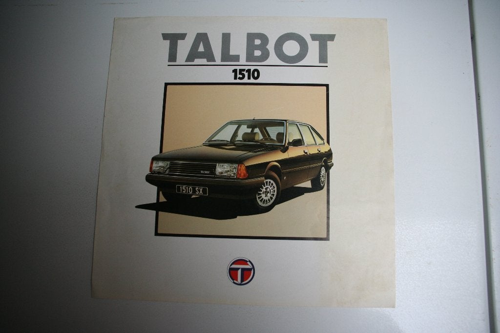 Folder / flyer Talbot 1510 (09-1979) (27), Ophalen of Verzenden, Nieuw, Overige merken