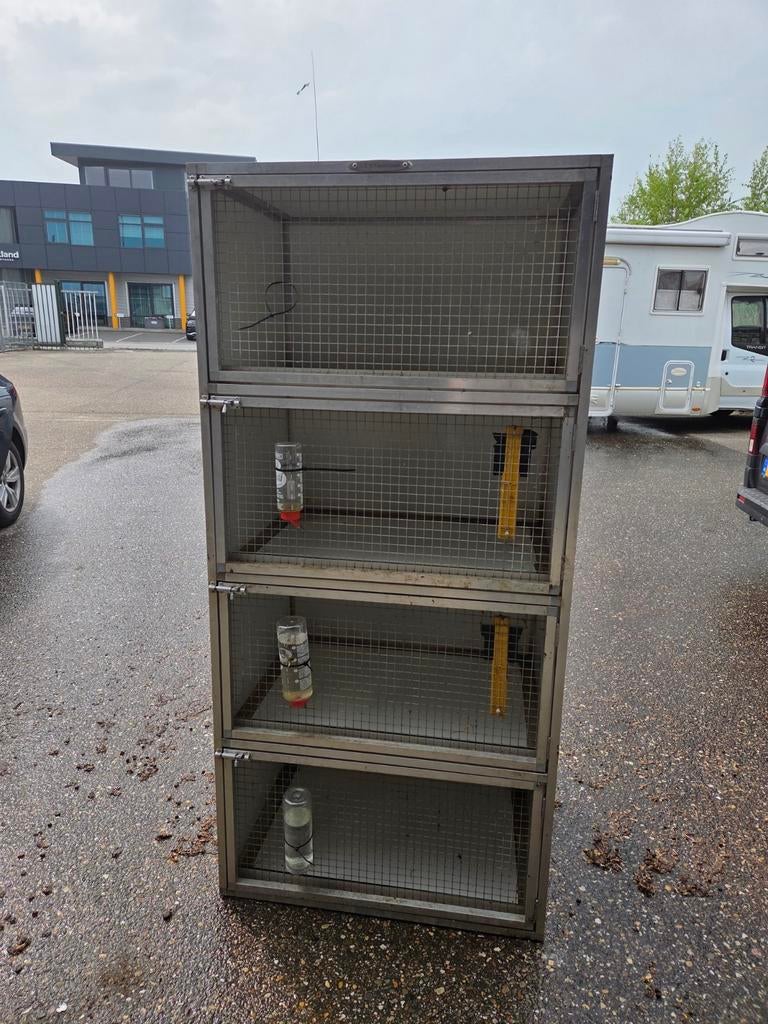 Te koop aluminium kooi, Dieren en Toebehoren, Ophalen, Nieuw, 90 cm of meer, Hok
