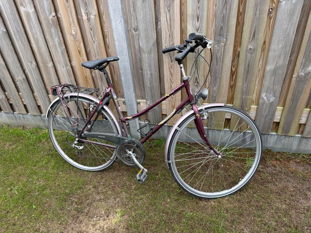 Gazelle fiets met versnellingen, verlichting en slot, Ophalen, Gebruikt, Versnellingen, 56 cm of meer