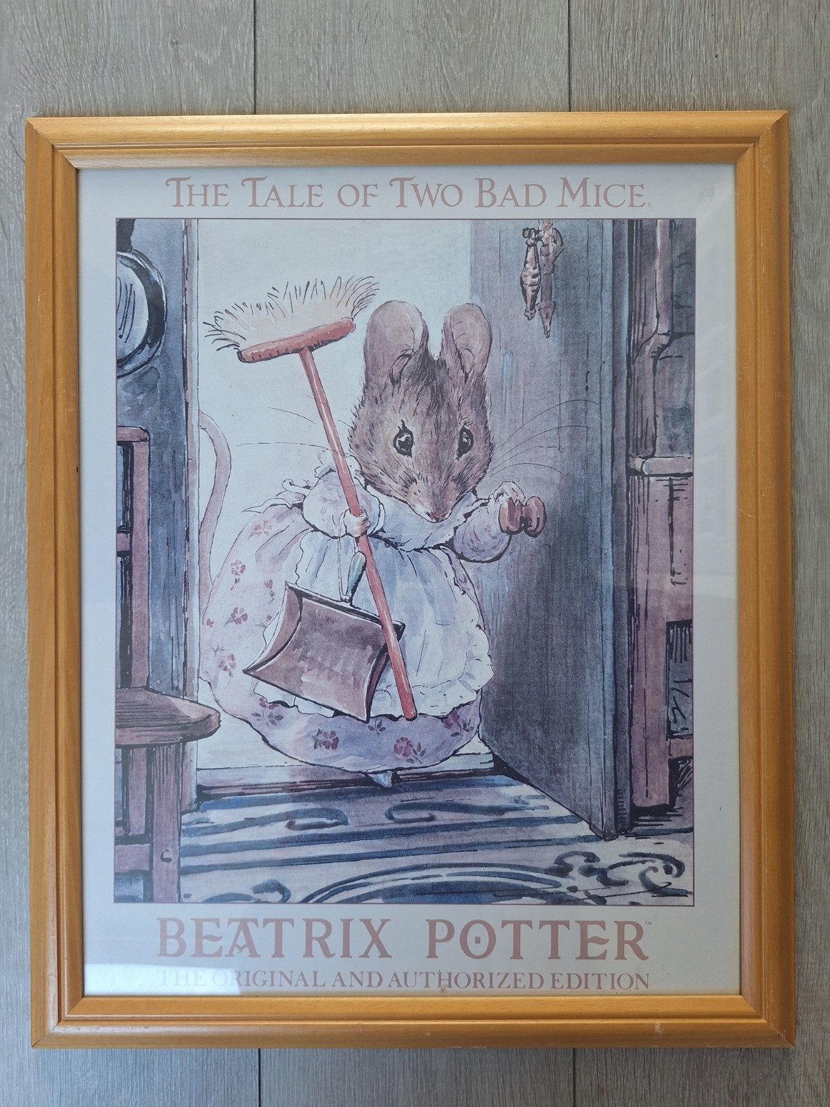 Leuke ingelijste prent Beatrix Potter
" The tale of two bad, Verzamelen, Ophalen of Verzenden