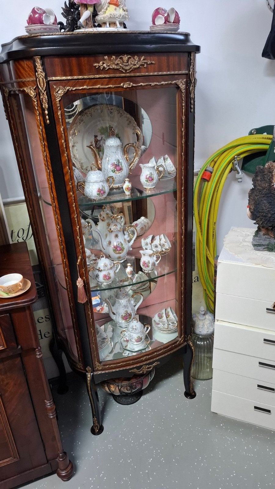 9 stuks antieke en vintage meubels zie omschrijving, Ophalen