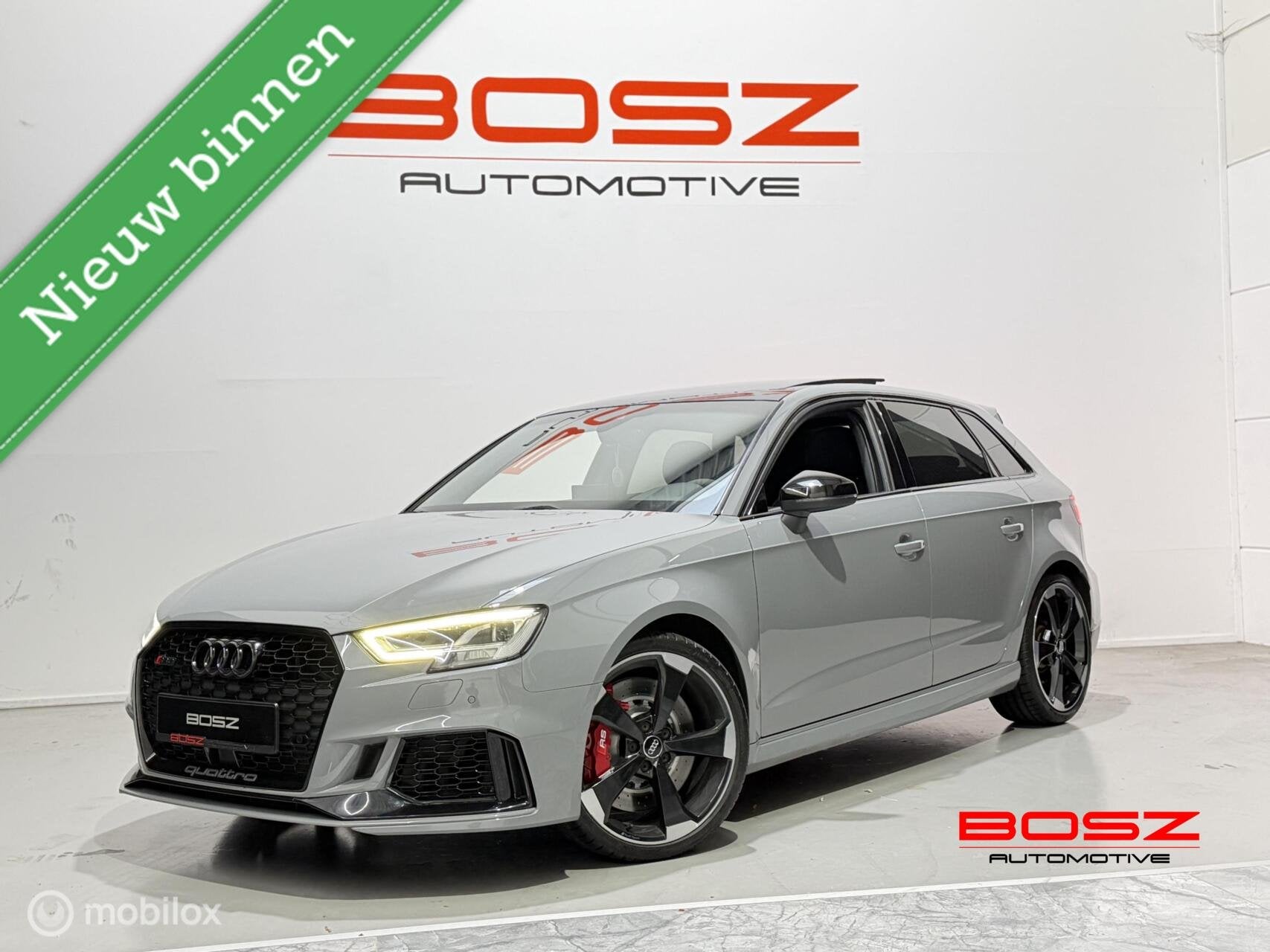 Audi RS3 2.5 TFSI QUATTRO PANO B&O NARDO KEYLESS MAGNETIC, Automaat, RS3, Met garantie (alle), Leder