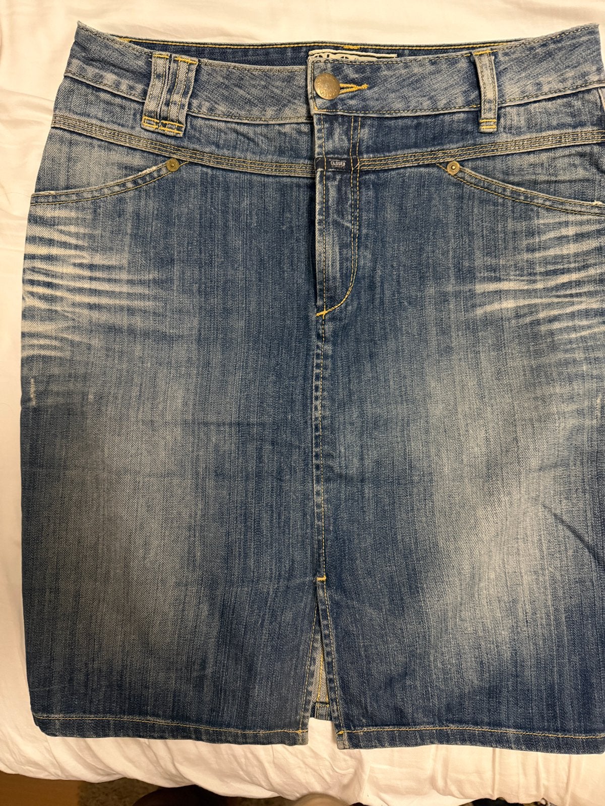 Jeans rok merk CLOSED, Blauw, Ophalen of Verzenden, Zo goed als nieuw, Knielengte