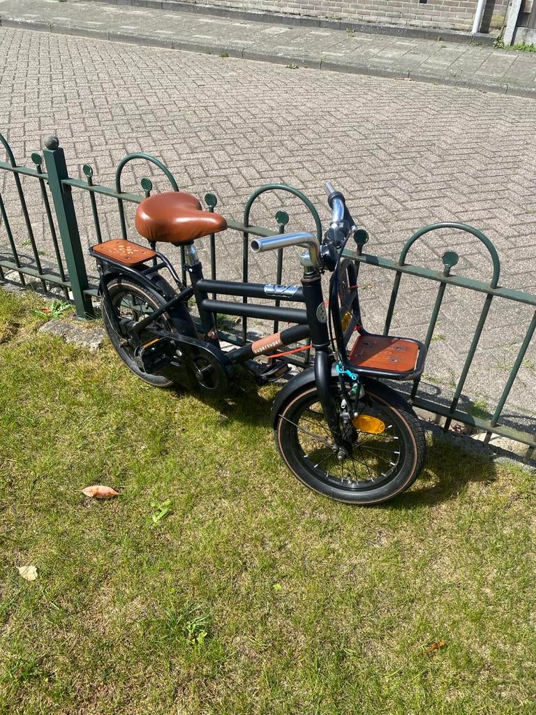 Kinder fiets 14 inch, Ophalen, Gebruikt, Terugtraprem, Minder dan 16 inch