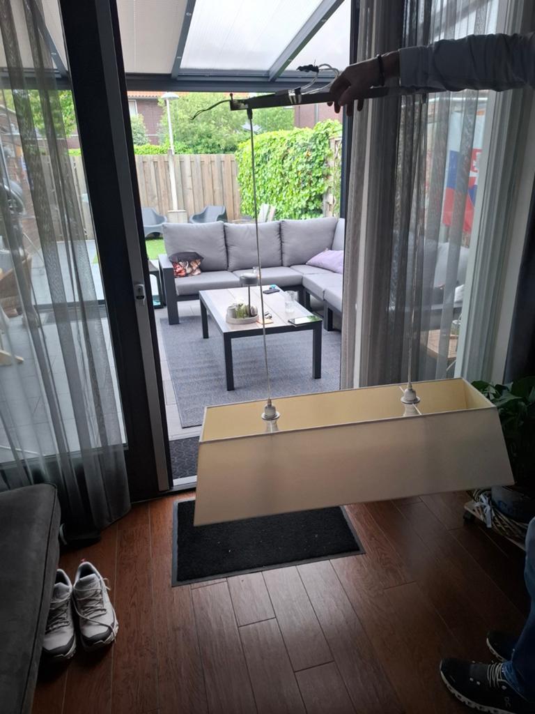 Hanglamp, Ophalen, Gebruikt, Stof, Minder dan 50 cm