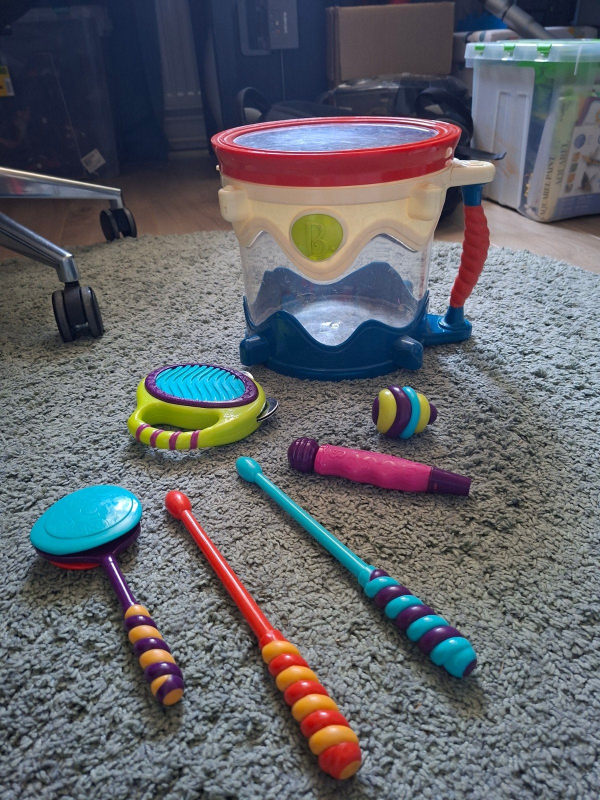 B. Toy trommel  met muziekinstrumenten, Kinderen en Baby's, Speelgoed | Educatief en Creatief, Ophalen
