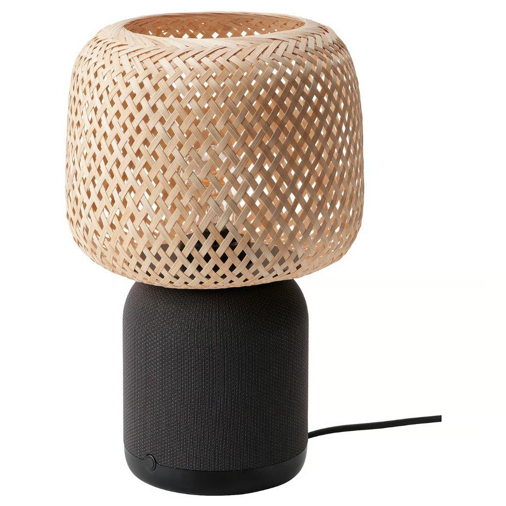 GEZOCHT 2X Ikea Symfonisk (Sonos) lamp zwart m. rieten kap, Audio, Tv en Foto, Luidsprekers, Ophalen of Verzenden, Zo goed als nieuw