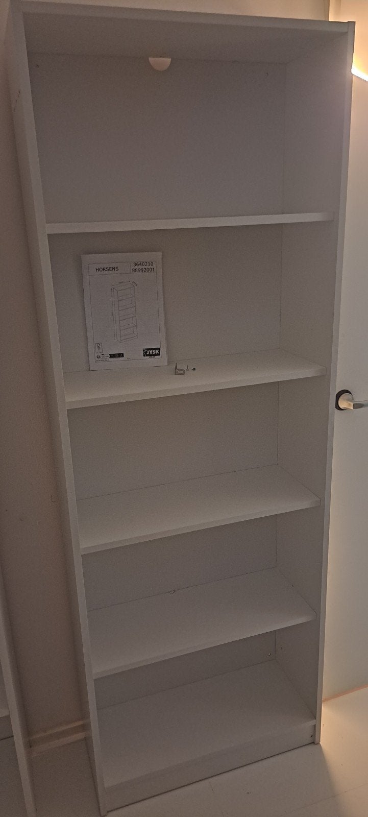 jysk horsens witte boekenkast, Ophalen, Zo goed als nieuw, 25 tot 50 cm, 50 tot 100 cm