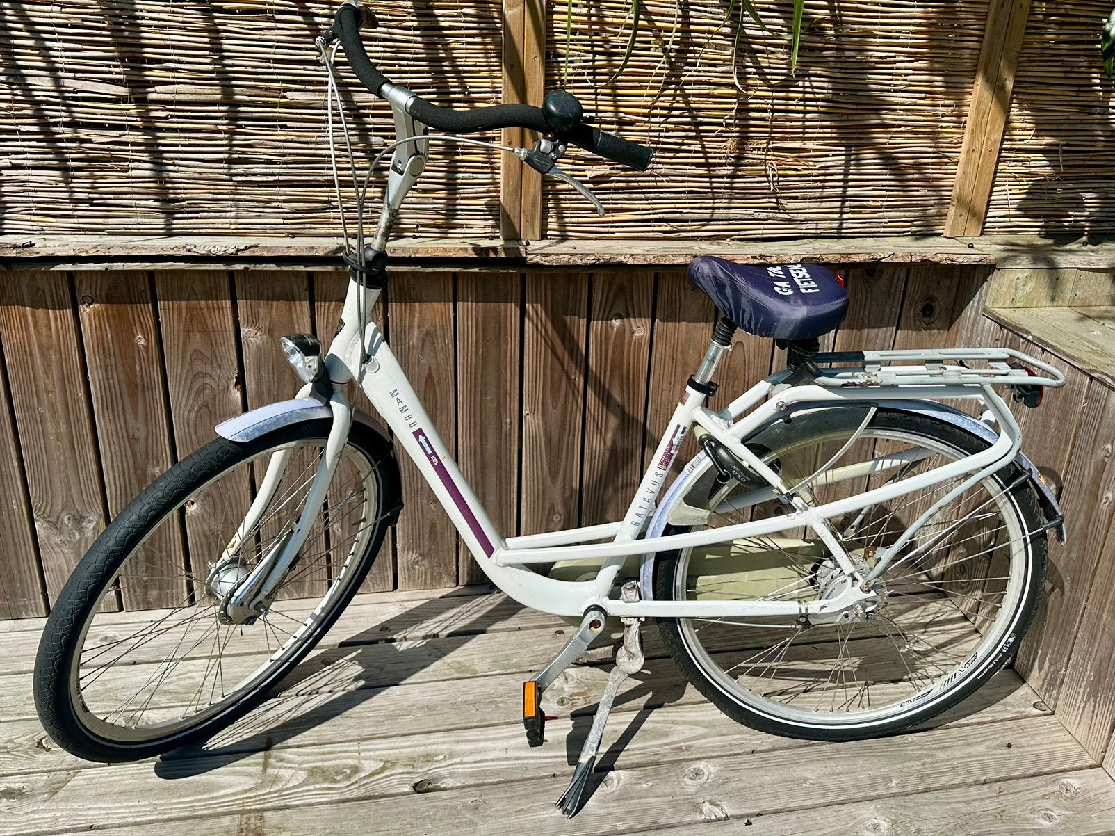 Batavus Mambo moederfiets damesfiets WIT, Ophalen, Gebruikt, 47 tot 50 cm, Batavus