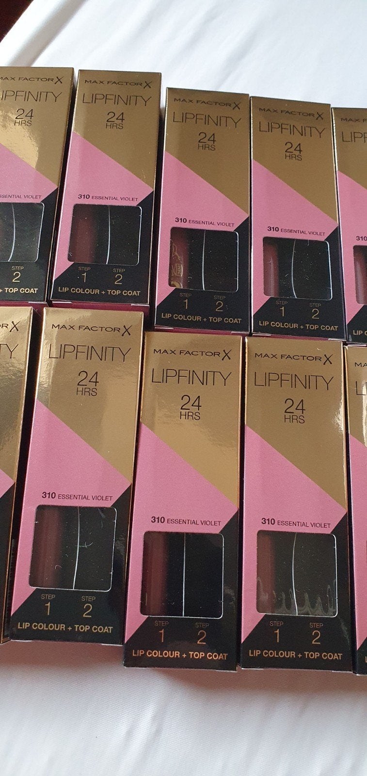 10 stuks Maxfactor lipfinity zonder topcoat nr 310, Verzenden, Nieuw, Overige kleuren, Handen en Nagels