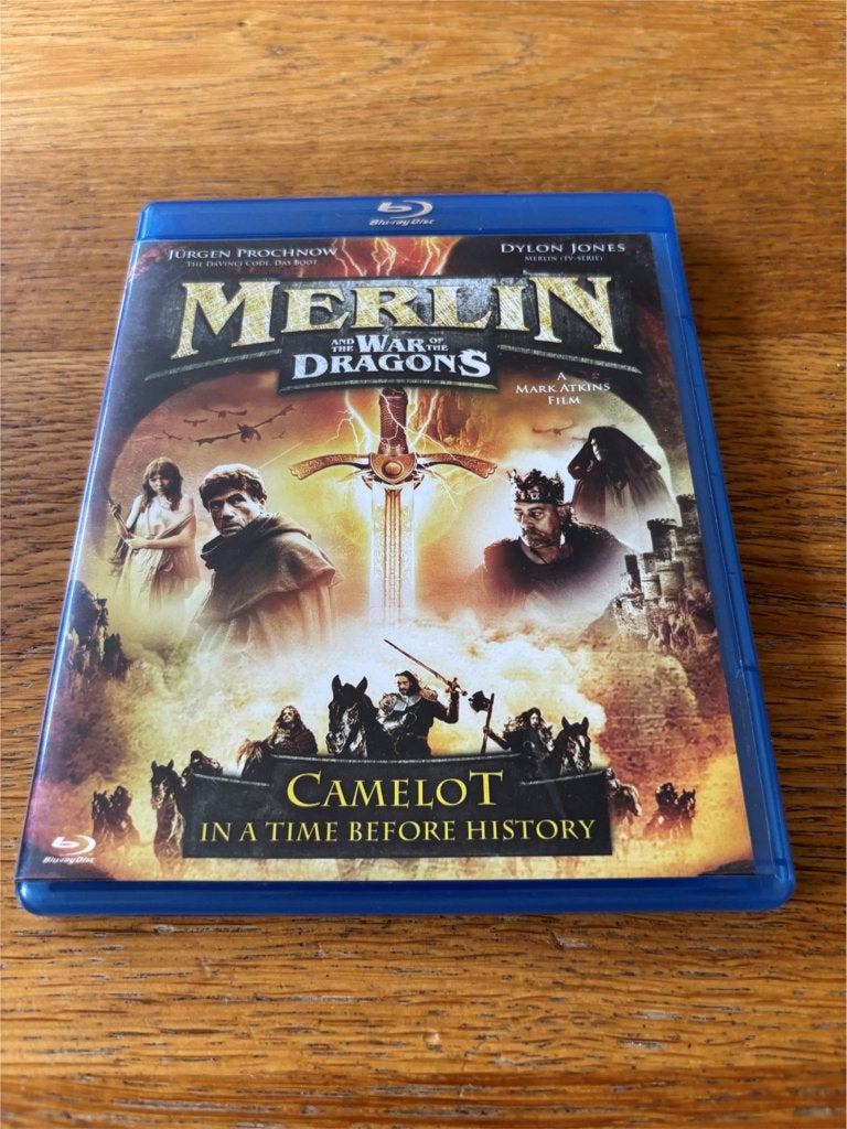 Blu-ray Merlin and the War of the Dragons - NL-Uitgave, Avontuur, Nederlands, Film, Ophalen of Verzenden