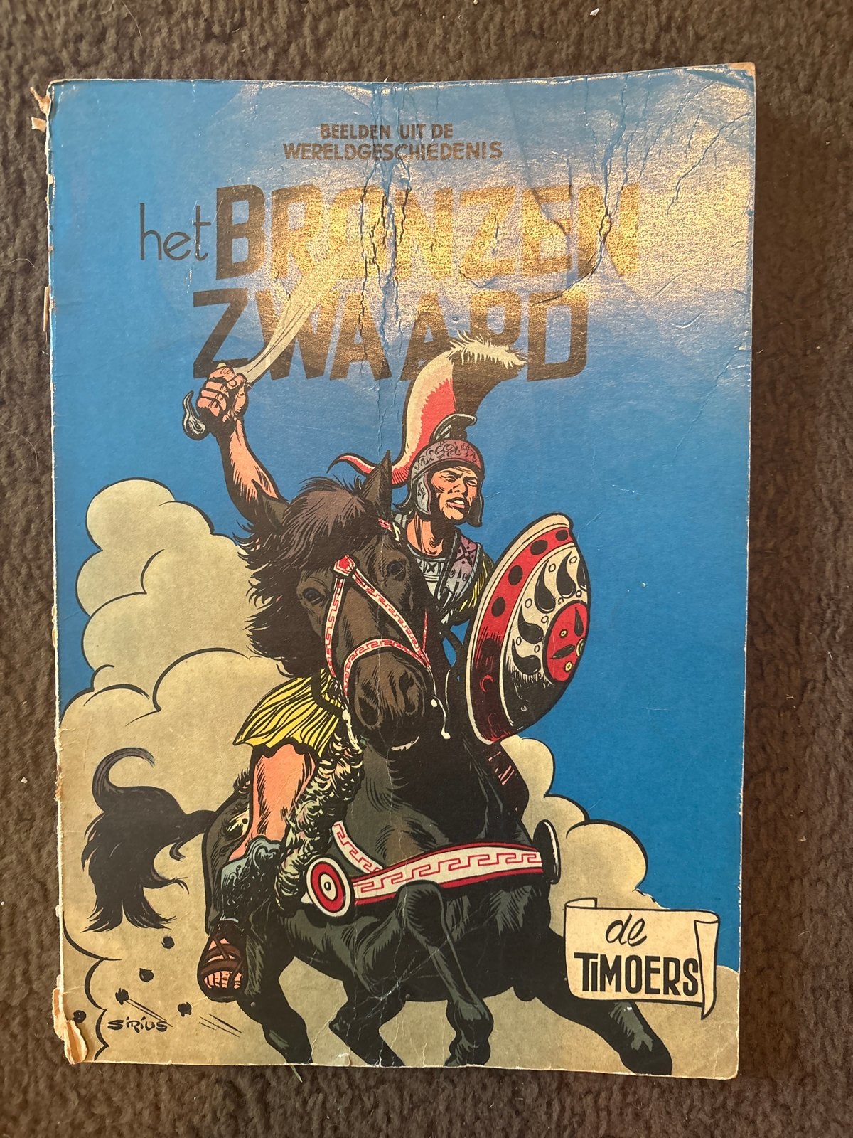 Het Bronzen Zwaard - Beelden uit de Wereldgeschiedenis, Boeken, Stripboeken, Gelezen, Eén stripboek, Ophalen of Verzenden