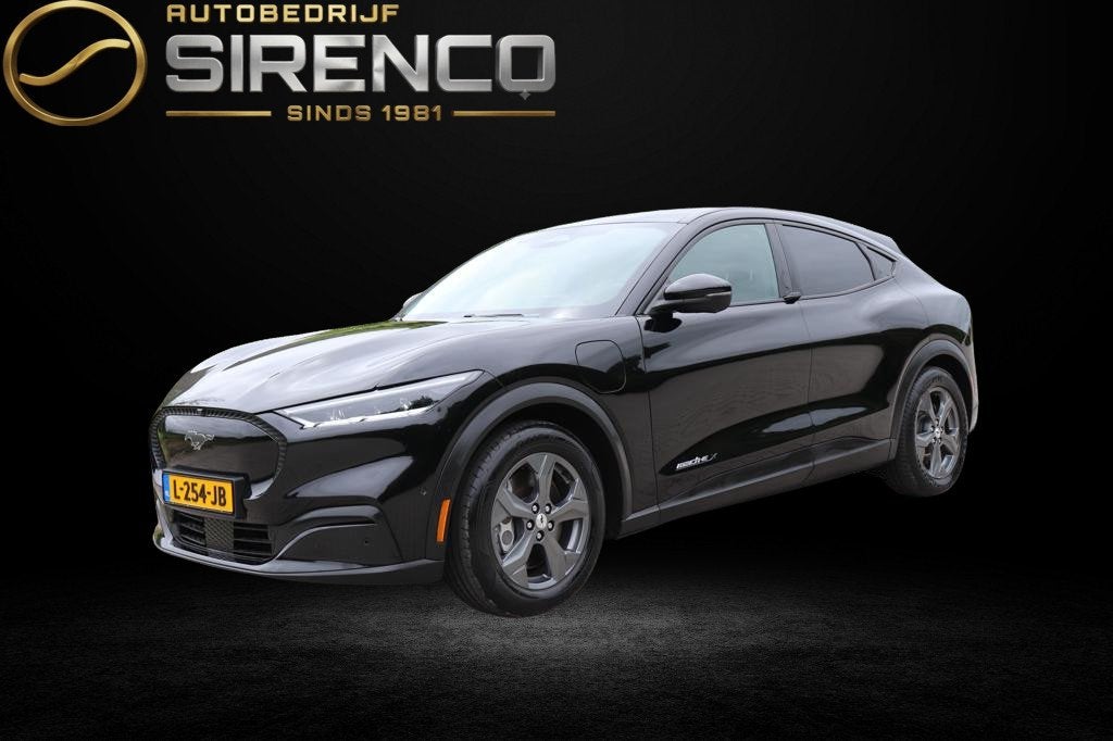 Ford Mustang Mach-E Extended RWD 98 kWh | leder | 360 camera, Gebruikt, Met garantie (alle), 610 km, Zwart