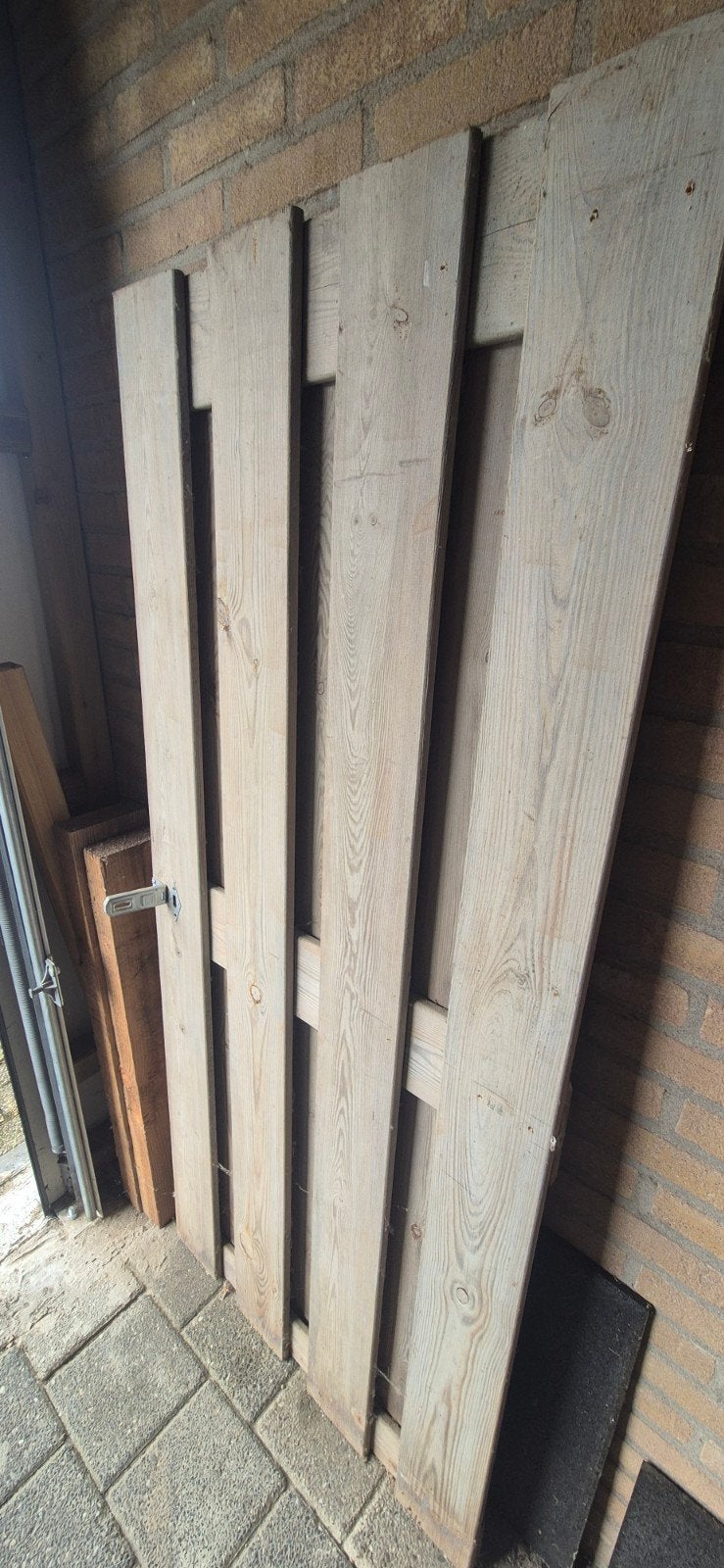 Houten Buitendeur 173x74 cm, Ophalen of Verzenden, Gebruikt, Hout, 1 tot 2 meter