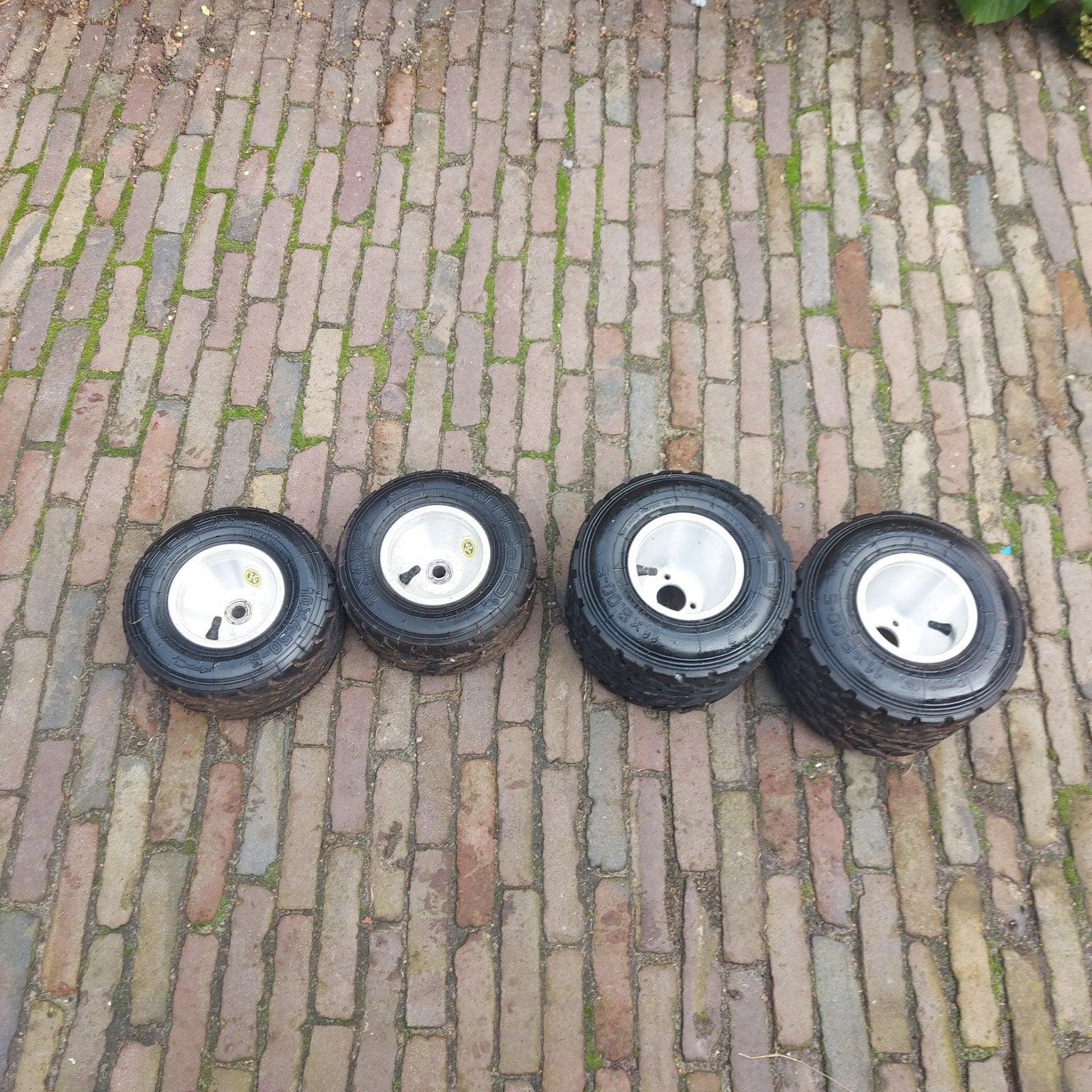 regen banden voor kart 4 stuks, Ophalen of Verzenden, Zo goed als nieuw, Kart