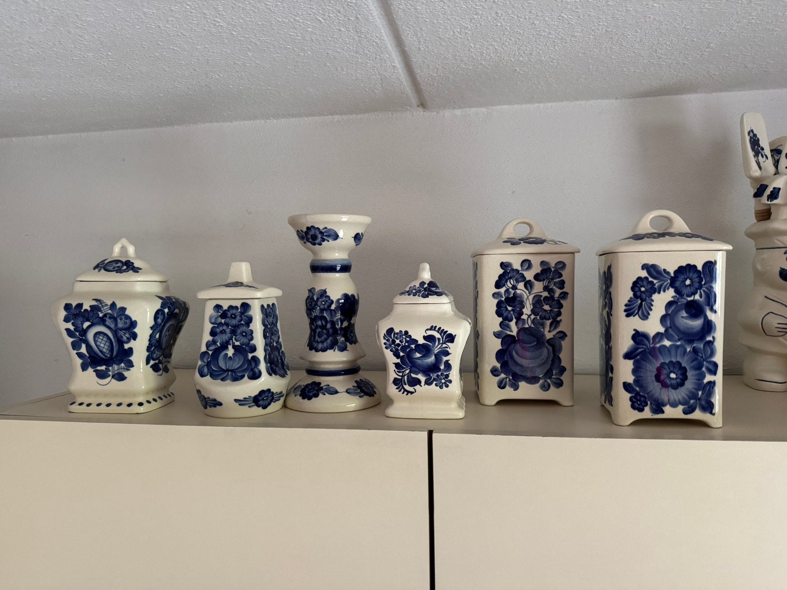 Prachtige handgeschilderde Poolse keramiek potten, Antiek en Kunst, Ophalen