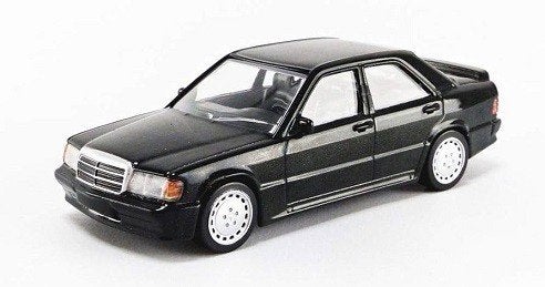 Mercedes-Benz 190E 2.3 16V 1984 Zwart Metallic 1-43 Norev Je, Hobby en Vrije tijd, Modelauto's | 1:43, Tschuiten@hotmail.com, Auto
