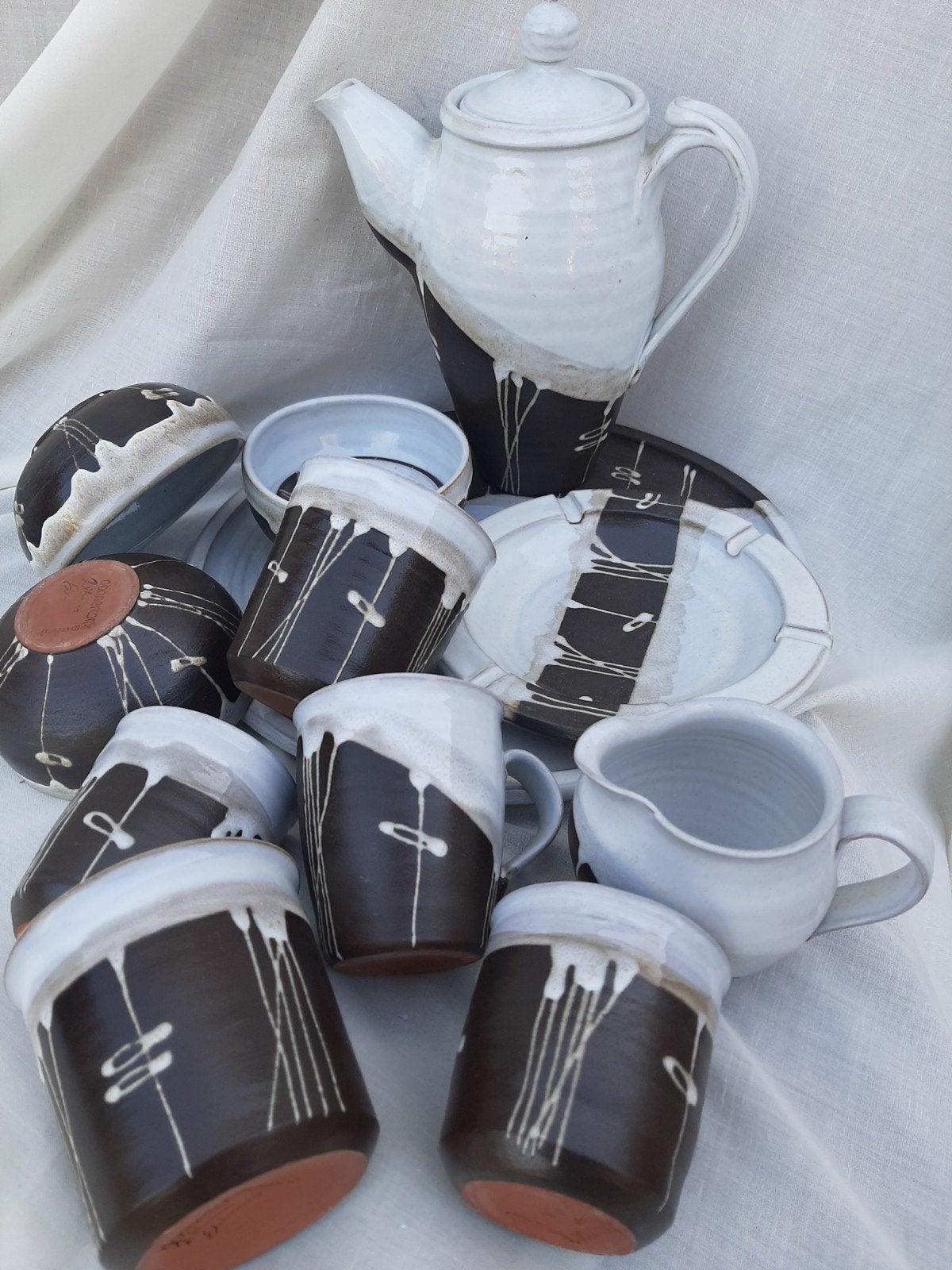 servies Donnerton/ Wibmer / Handarbeit, Huis en Inrichting, Keuken | Servies, Gebruikt, Ophalen of Verzenden, Overige stijlen