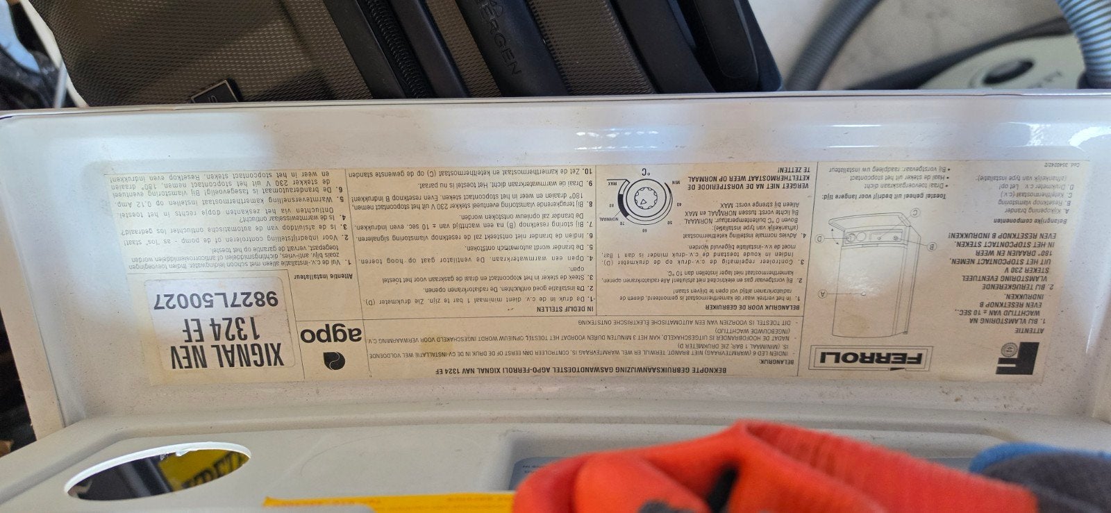 Foto 4 van Honeywell gasblok,  Agpo Ferroli Xignal NEV 1324 EF onderdel