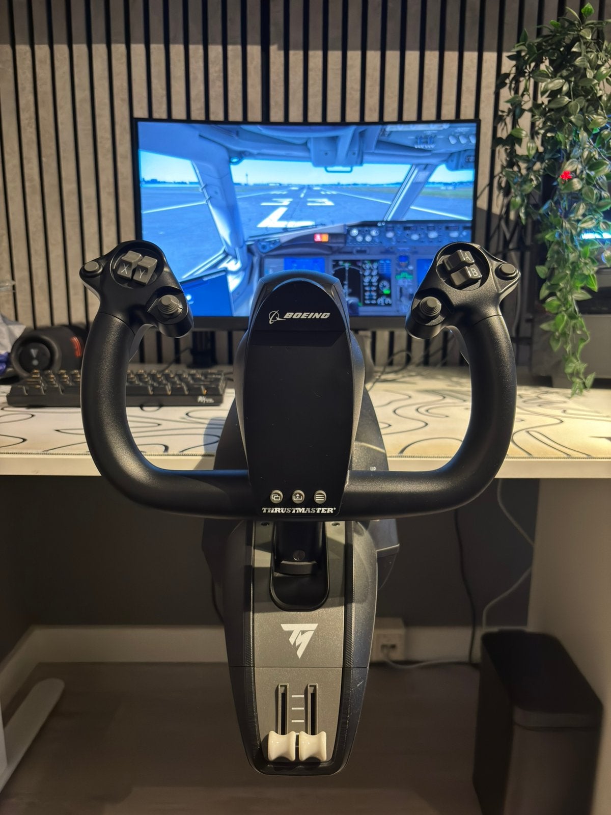 Thrustmaster Boeing Yoke, Computers en Software, Ophalen of Verzenden, Zo goed als nieuw
