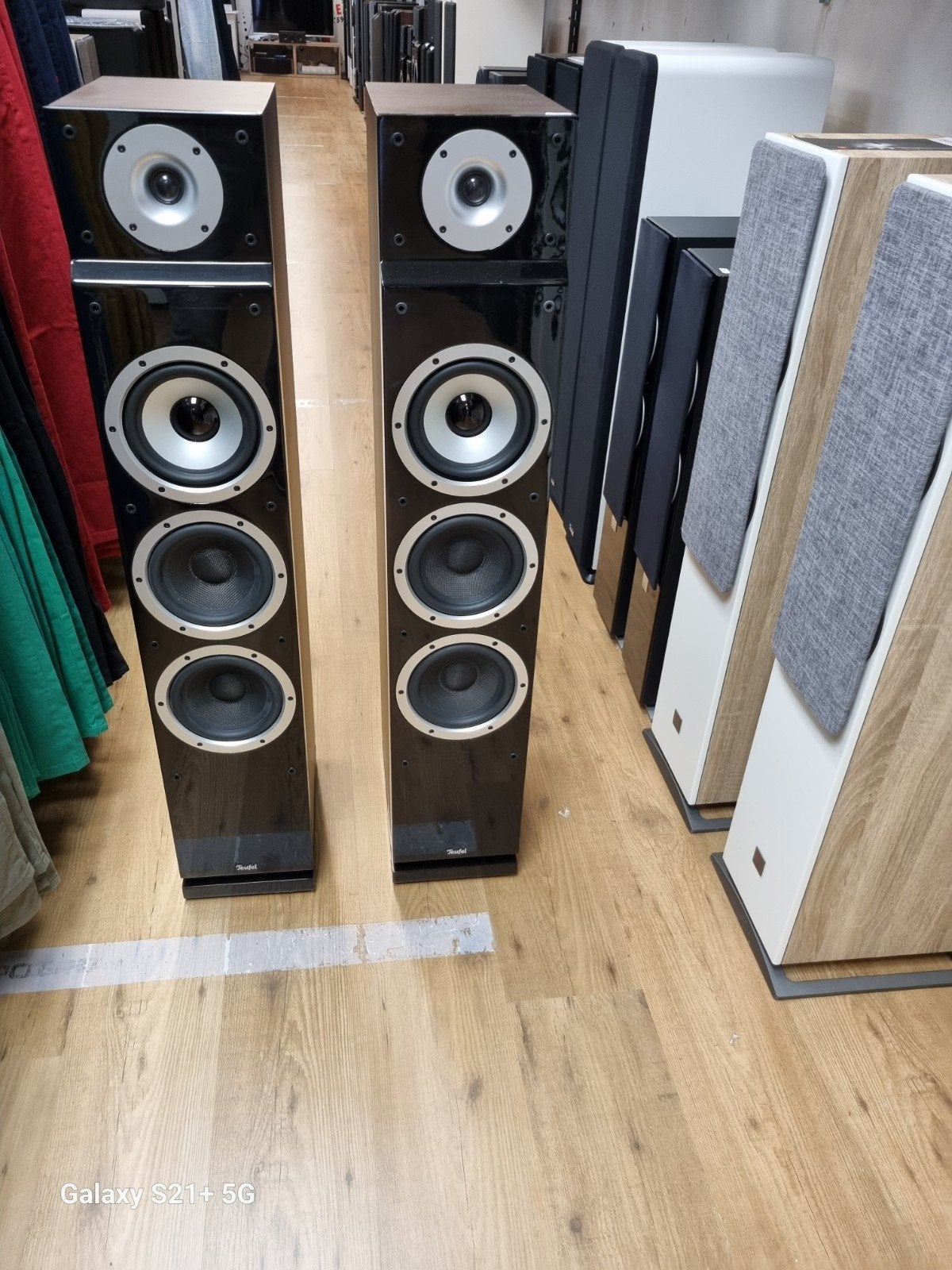 Teufel T 500 Floor Speaker-Krachtige Vloerstaande Luidspre, Stereo speakers, -, -, Ophalen of Verzenden