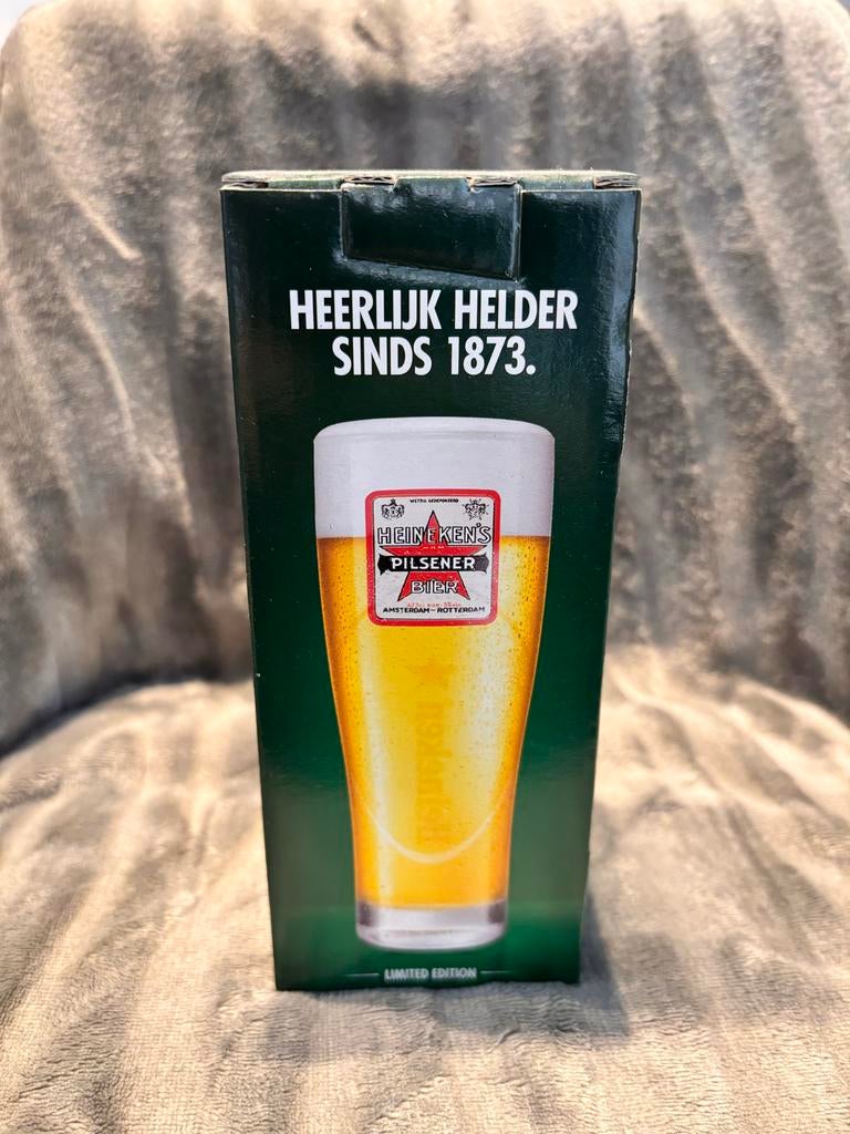 Heineken Pilsener Bierglas - Limited Edition, Ophalen of Verzenden, Nieuw, Glas of Glazen, Heineken