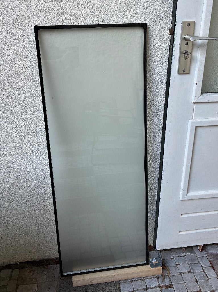 Dubbel glas, Ophalen, Gevelraam of Ruit, Minder dan 80 cm, Zo goed als nieuw