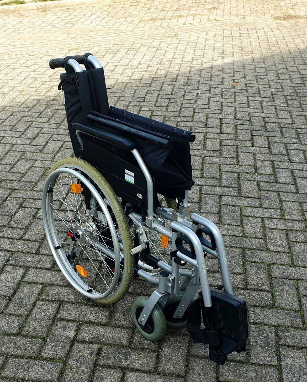 Brede rolstoel inklapbaar NIEUWSTAAT, Brede rolstoel inklapbaar NIEUWSTAAT, Duwrolstoel, Brede rolstoel inklapbaar NIEUWSTAAT