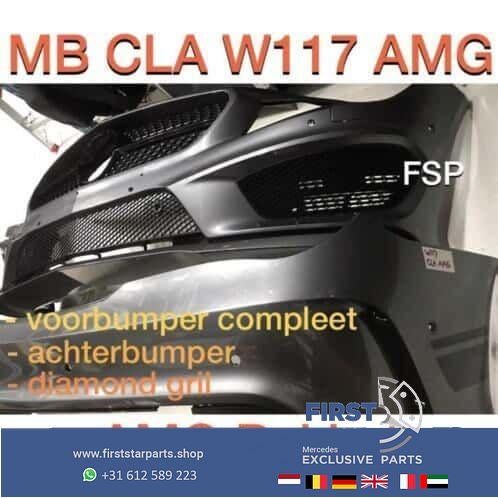 W117 CLA compleet AMG Pakket origineel Mercedes zwart wit gr, Gebruikt, -, Ophalen of Verzenden, Bumper