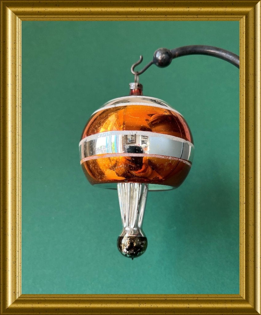 Oude glazen kerstbal (nr 31), Diversen, Gebruikt, ., Ophalen of Verzenden, .