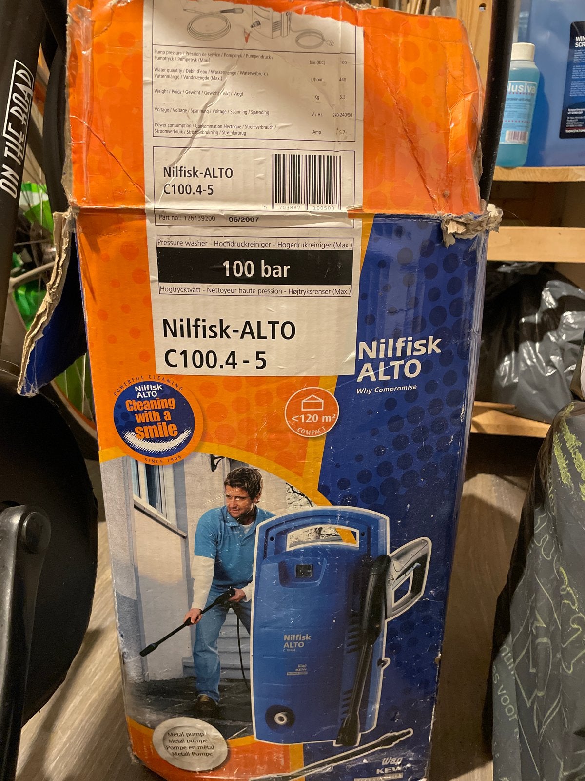 Nilfisk-ALTO C100.4-5 Hogedrukreiniger - Compact & Krachtig, Ophalen, Gebruikt