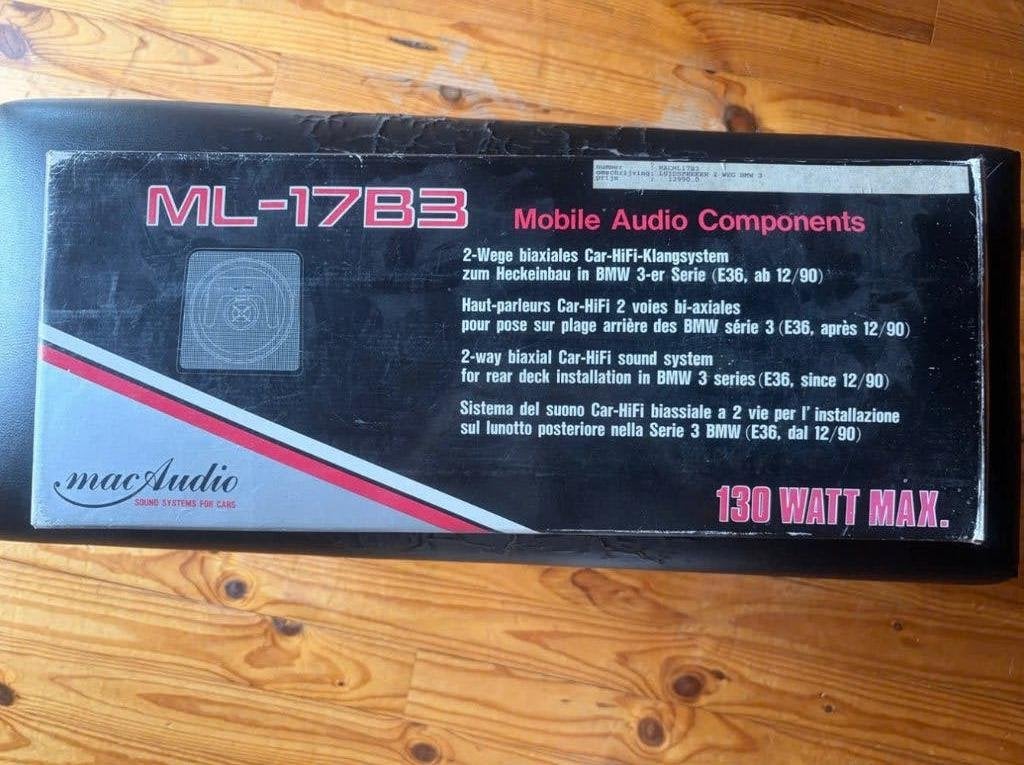 BMW E36 Mac Audio Luidsprekers, Ophalen, Nieuw, BMW