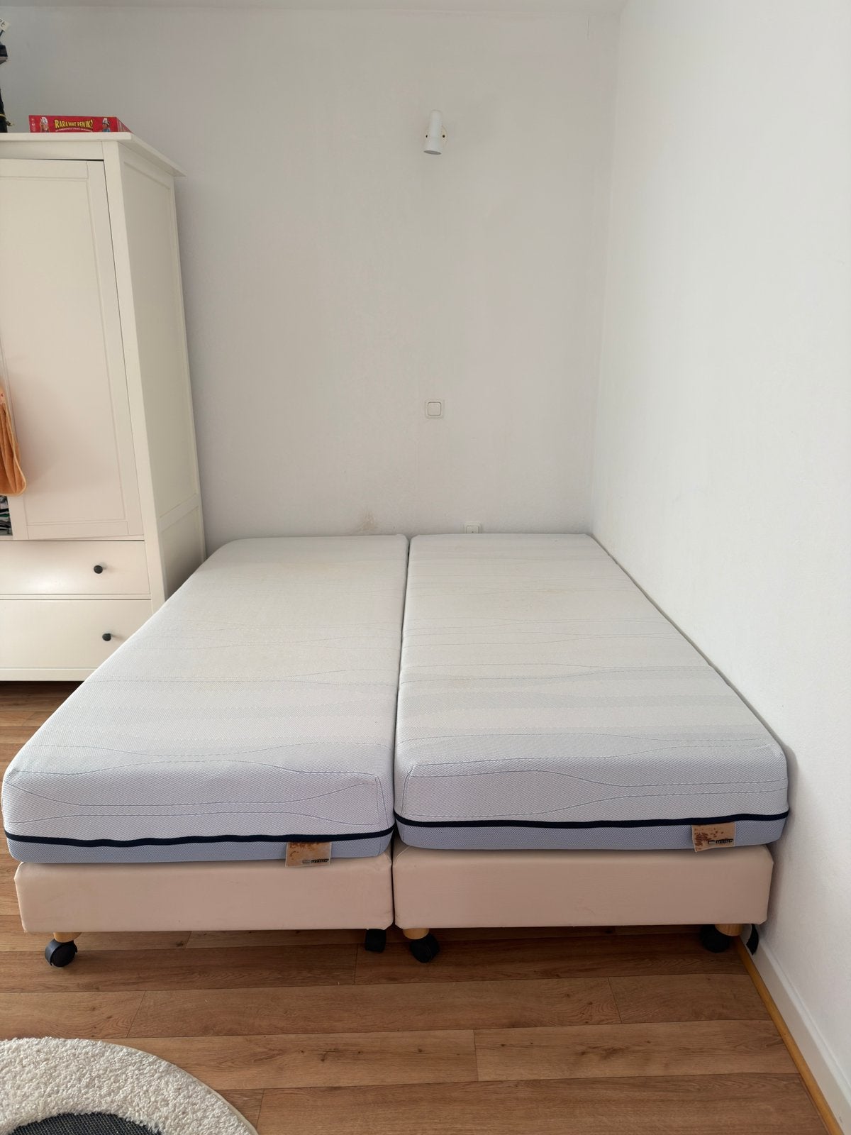 Compleet boxspring 160x200 cm, Ophalen, Zo goed als nieuw, Tweepersoons, 160 cm
