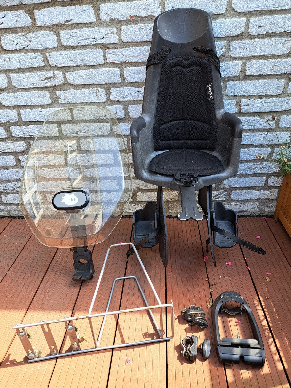 bobike achterzitje, Ophalen, Gebruikt