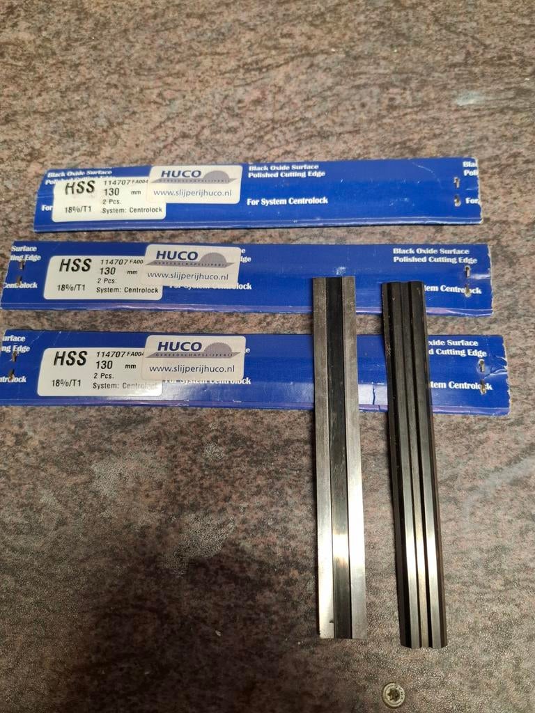 HSS Schaafmessen 130mm voor Centrolock Systeem - Huco, Ophalen of Verzenden, Nieuw