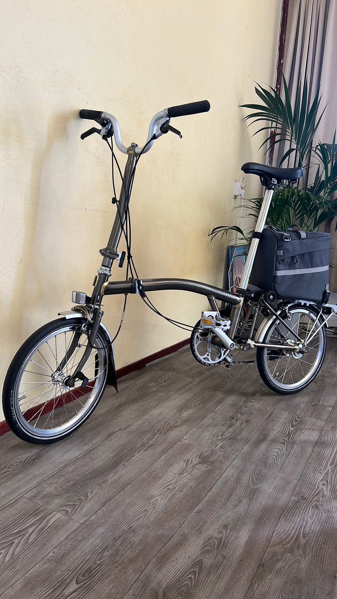 Brompton Vouwfiets Raw-Lacquer H3L antiroest, Fietsen en Brommers, Fietsen | Vouwfietsen, Ophalen of Verzenden, Zo goed als nieuw