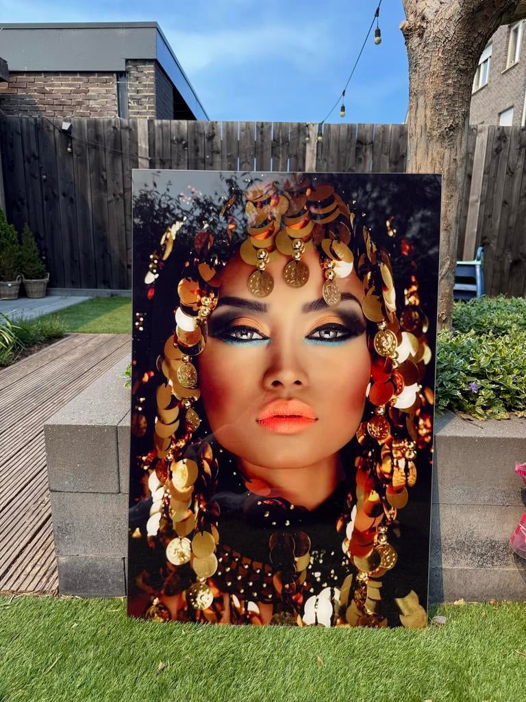 Schilderij 'Arabian Princess' op plexiglas - 60x90 cm, Ophalen
