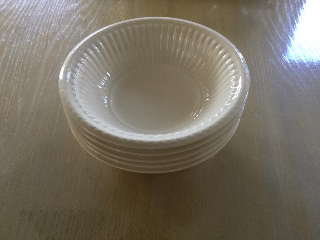 Wedgwood Edme 5x dessert schaaltje 16cm in staat van nieuw, Nieuw, Ophalen of Verzenden, Kom(men), Wedgwood