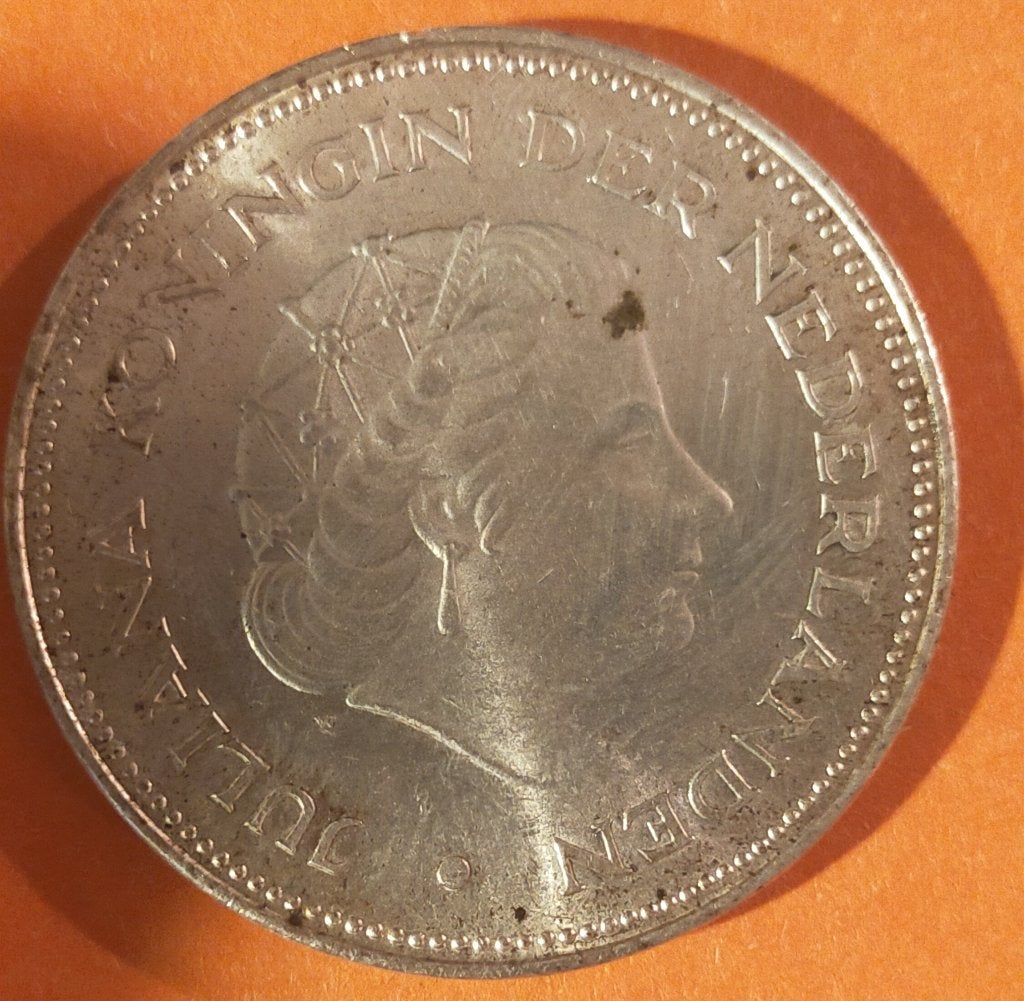 Zilveren 10 Gulden 1970 25 Jaar Bevrijding Juliana, Postzegels en Munten, Munten | Nederland, Koningin Beatrix, Zilver, Ophalen of Verzenden