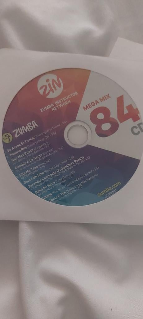 Zumba Mega Mix 84 CD - ZIN Instructor Network ter aanbieding, Cd's en Dvd's, Ophalen of Verzenden, Nieuw in verpakking, Dance Populair