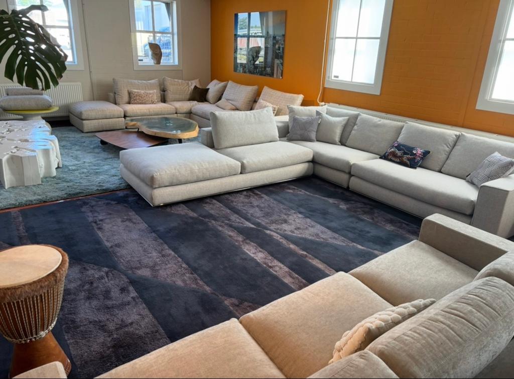 Minotti dibbets Fluxus vloerkleed 2x3m, Minotti, 9723 CA, 200 cm of meer, Ophalen of Verzenden