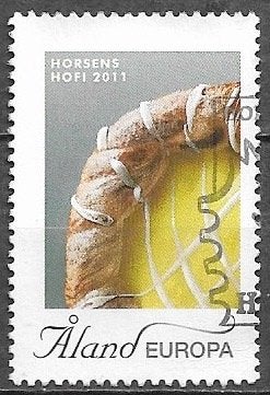 ALAND (Europa)zegel Internat. Postzegelbeurs Horssens 2011, Verzenden, Finland, Gestempeld