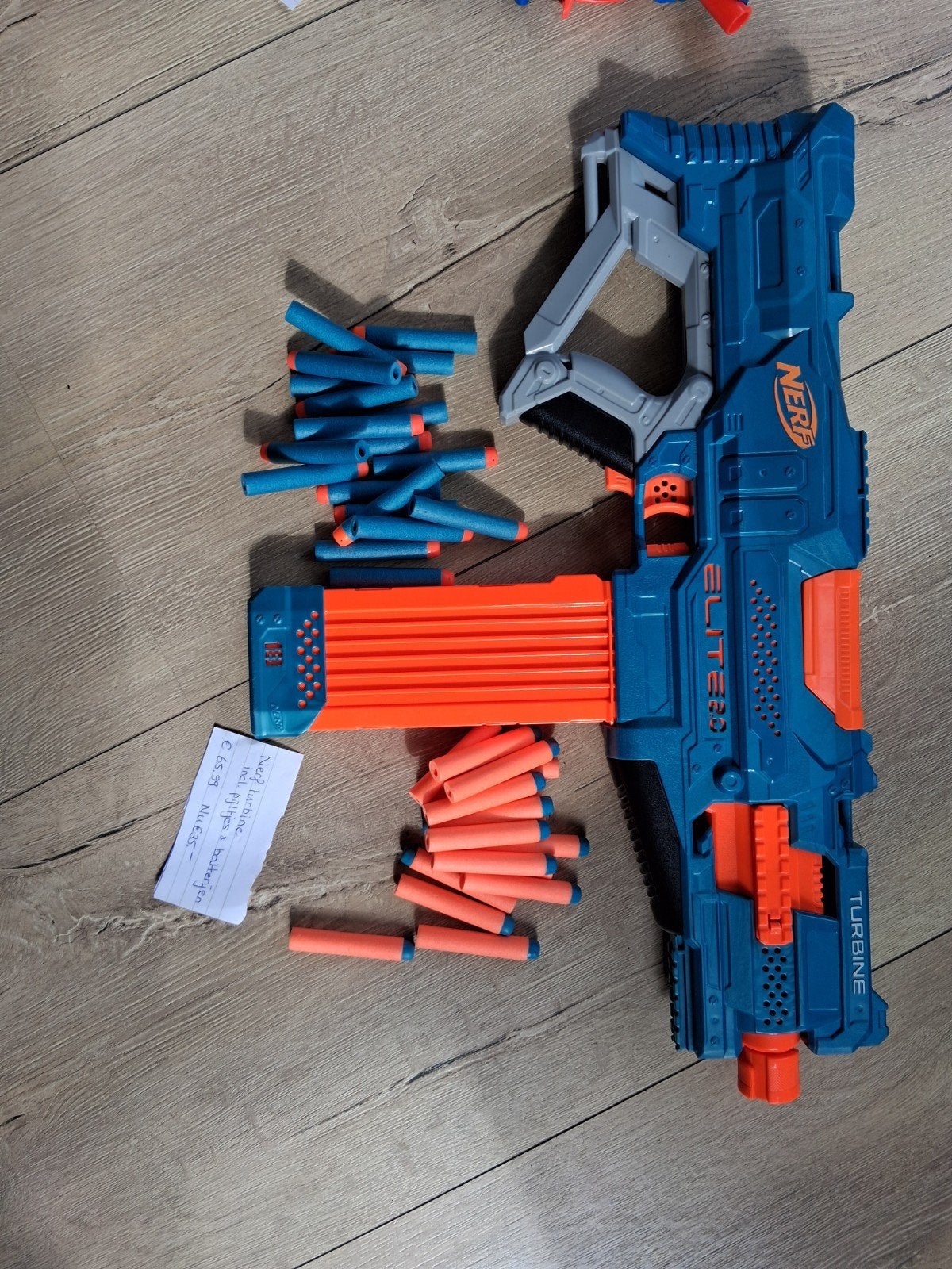 Nerf Elite 2.0 Turbine CS-18 met pijltjes en batterijen, Ophalen of Verzenden, Gebruikt