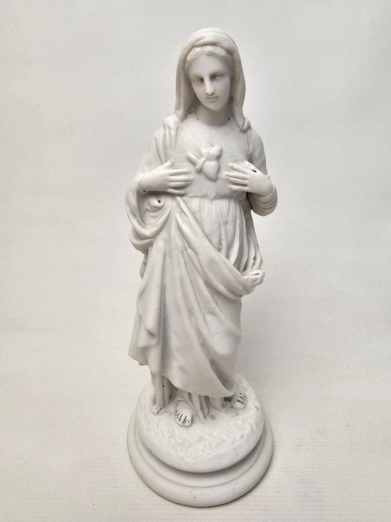 # Madonna Heilig Hart Beeld - L&M 130, Antiek en Kunst, Ophalen of Verzenden