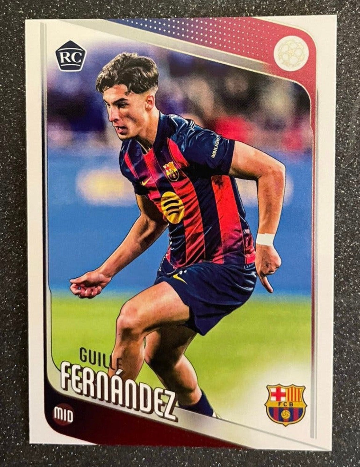 Topps UCC Flagship’26 ROOKIE CARD GUILLE FERNÁNDEZ BARCELONA, Verzenden, Zo goed als nieuw, Plaatje
